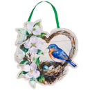 Bless Our Nest Floral Wreath Door Decor