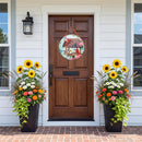 Bird Feeder Friends Door Decor