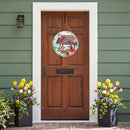 Bird Feeder Friends Door Decor