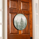 Winter Grove Forest Door Decor, MDF, 18"