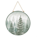 Winter Grove Forest Door Decor, MDF, 18"