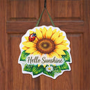 Sunflower Burst Door Decor
