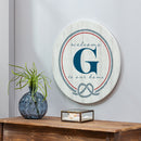Coastal Door Decor Monogram White 18" G