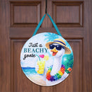 Just a Beachy Goose Door Decor