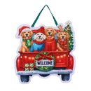 Happy Howlidays Shaped Door Decor