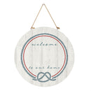 Monogram Blank Nautical White Door Decor