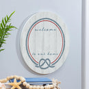 Monogram Blank Nautical White Door Decor