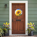 Golden Sunflower Field Door Decor