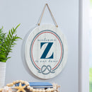 Coastal Door Decor Monogram White 18" Z