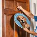 Pet Central Dog Wood Round Door Decor, Golden Retriever, 18"