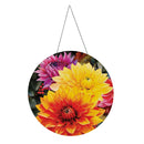 Fall Mums, PVC 16"D Door Decor