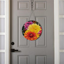 Fall Mums, PVC 16"D Door Decor