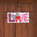 L.O.V.E and L.U.C.K Reversible Door Decor