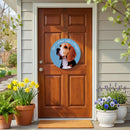 Pet Central Dog Wood Round Door Decor, Beagle, 18"