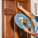 Pet Central Dog Wood Round Door Decor, Labrador Retriever, 18"
