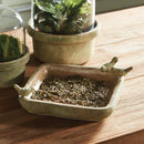 NAPA Home & Garden, WEATHERED GARDEN SQUARE BIRD TRAY,DG220