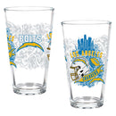 Los Angeles Chargers 16oz Glass pint, Set of 2