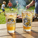 University of Missouri 16oz Glass pint, Set of 2
