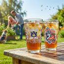 Auburn University 16oz Glass pint, Set of 2