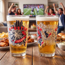 Houston Texans 16oz Glass pint, Set of 2