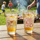 University of Texas 16oz Glass pint, Set of 2