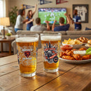 Chicago Bears 16oz Glass pint, Set of 2