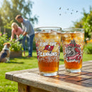 Tampa Bay Buccaneers 16oz Glass pint, Set of 2