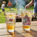 Tampa Bay Buccaneers 16oz Glass pint, Set of 2
