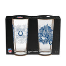 Indianapolis Colts 16oz Glass pint, Set of 2