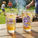 Louisiana State University 16oz Glass pint, Set of 2