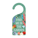 Cottage Garden Drinkware Gift Set Ceramic Perfect Cup and Door Hanger, 17oz, Gift Box