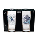 Seattle Kraken 16oz Glass pint, Set of 2