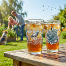 Philadelphia Eagles 16oz Glass pint, Set of 2