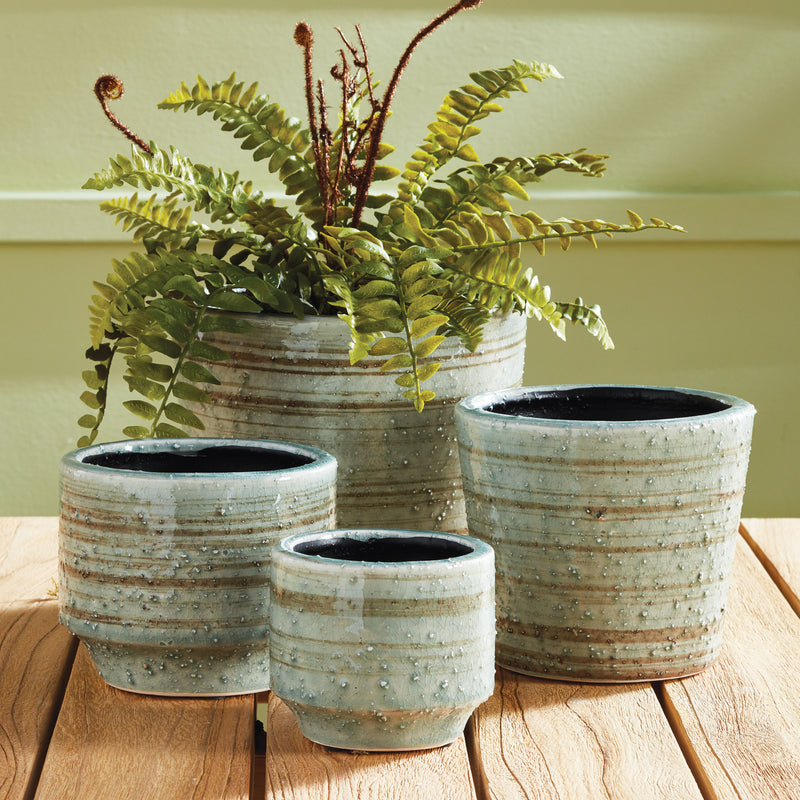 NAPA Home & Garden, FINCH POTS, SET OF 2,DJ423GR