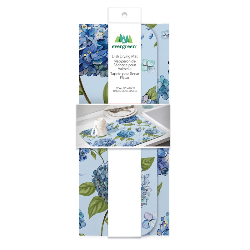 VivaStyle Hydrangea Haven Drying Mat, 20"x15"