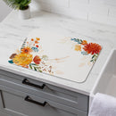 High Country Pheasant Drying Mat, Florals, 20"x15"