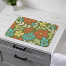 Floral Mod Drying Mat, Ditsy, 20"x15"