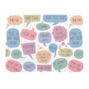 Pet Central Feeding Mat, Cat Thoughts, 20"x15"