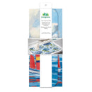 Blue Coastal Sailboats Drying Mat, 20"x15"