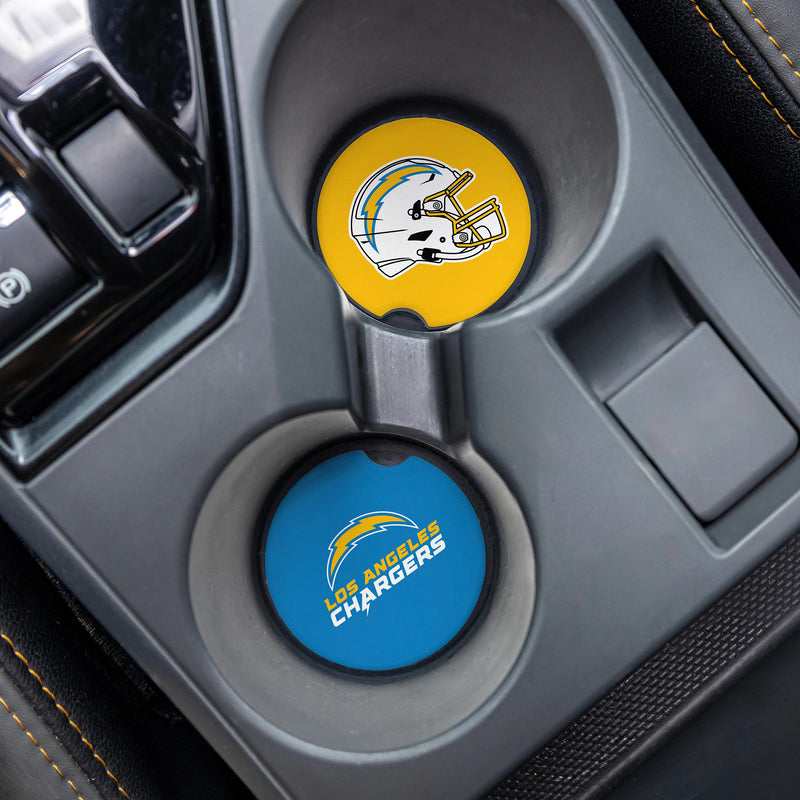 Los Angeles Chargers Car Coaster Set, 2pc