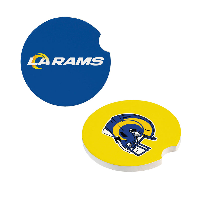 Los Angeles Rams Car Coaster Set, 2pc