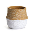 Basketweave Belly Pot by NAPA Home & Garden