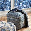 NAPA Home & Garden, BARCLAY BUTERA DENIM POUF,EK401