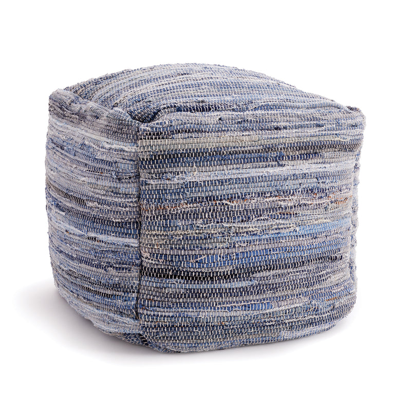 NAPA Home & Garden, BARCLAY BUTERA DENIM POUF,EK401