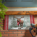 Winter Grove Elk Embossed Mat