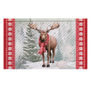 Winter Grove Elk Embossed Mat