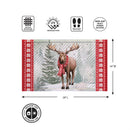 Winter Grove Elk Embossed Mat