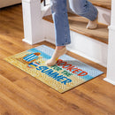 Booked For The Summer Embossed Mat