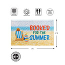 Booked For The Summer Embossed Mat