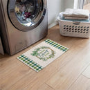 Home Sweet Home Greenery Wreath Embossed Mat